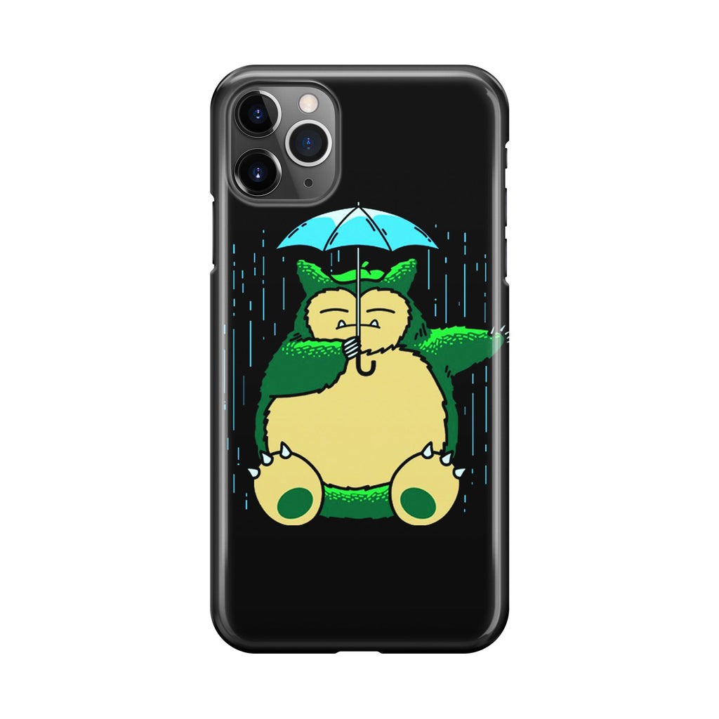 Cute Snorlax Umbrella iPhone 11 Pro Max Case