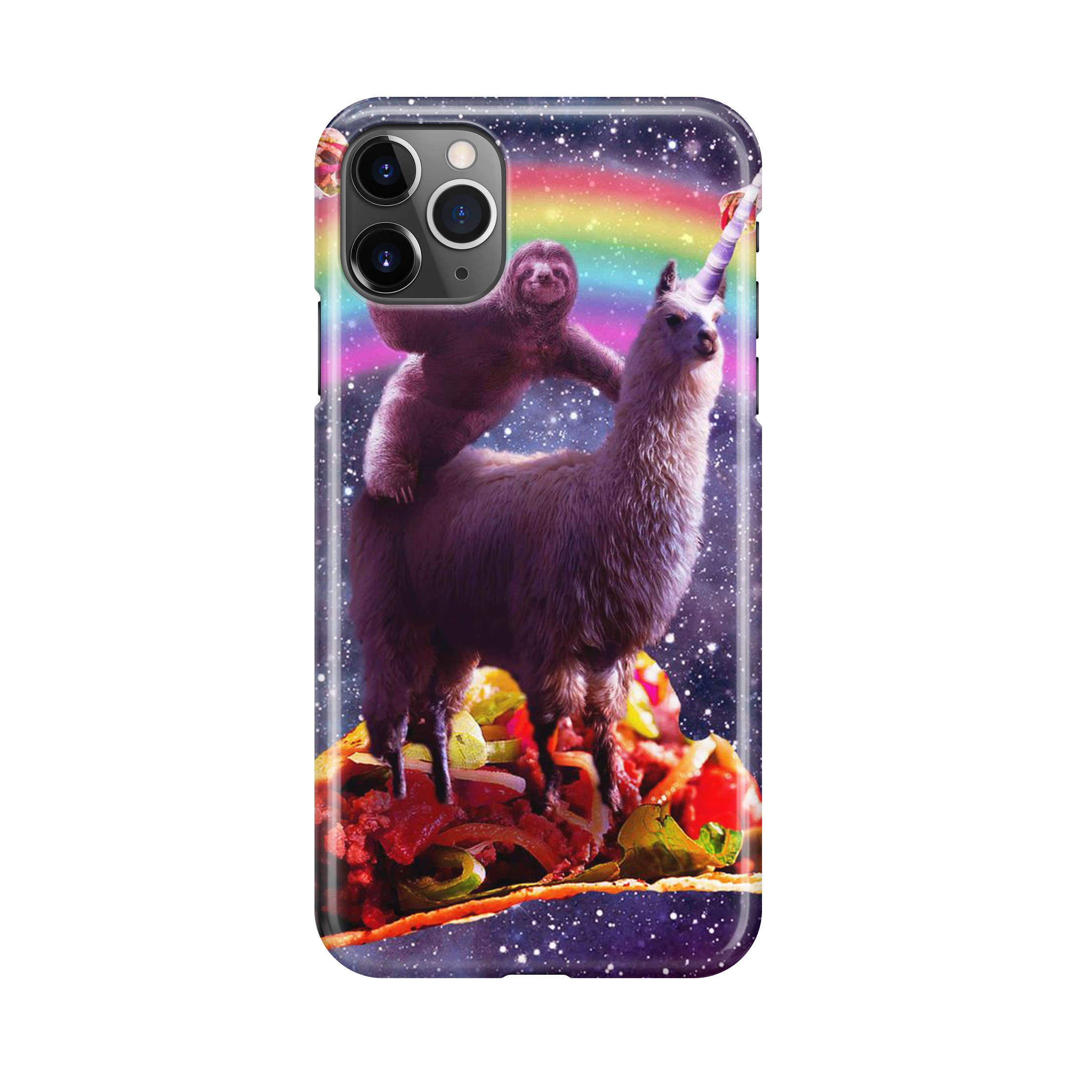 LLama And Sloth On Space iPhone 11 Pro Max Case