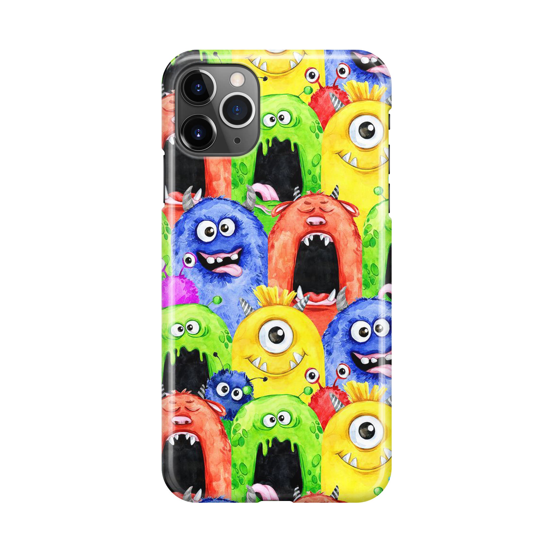 Monster Watercolor Art iPhone 11 Pro Max Case