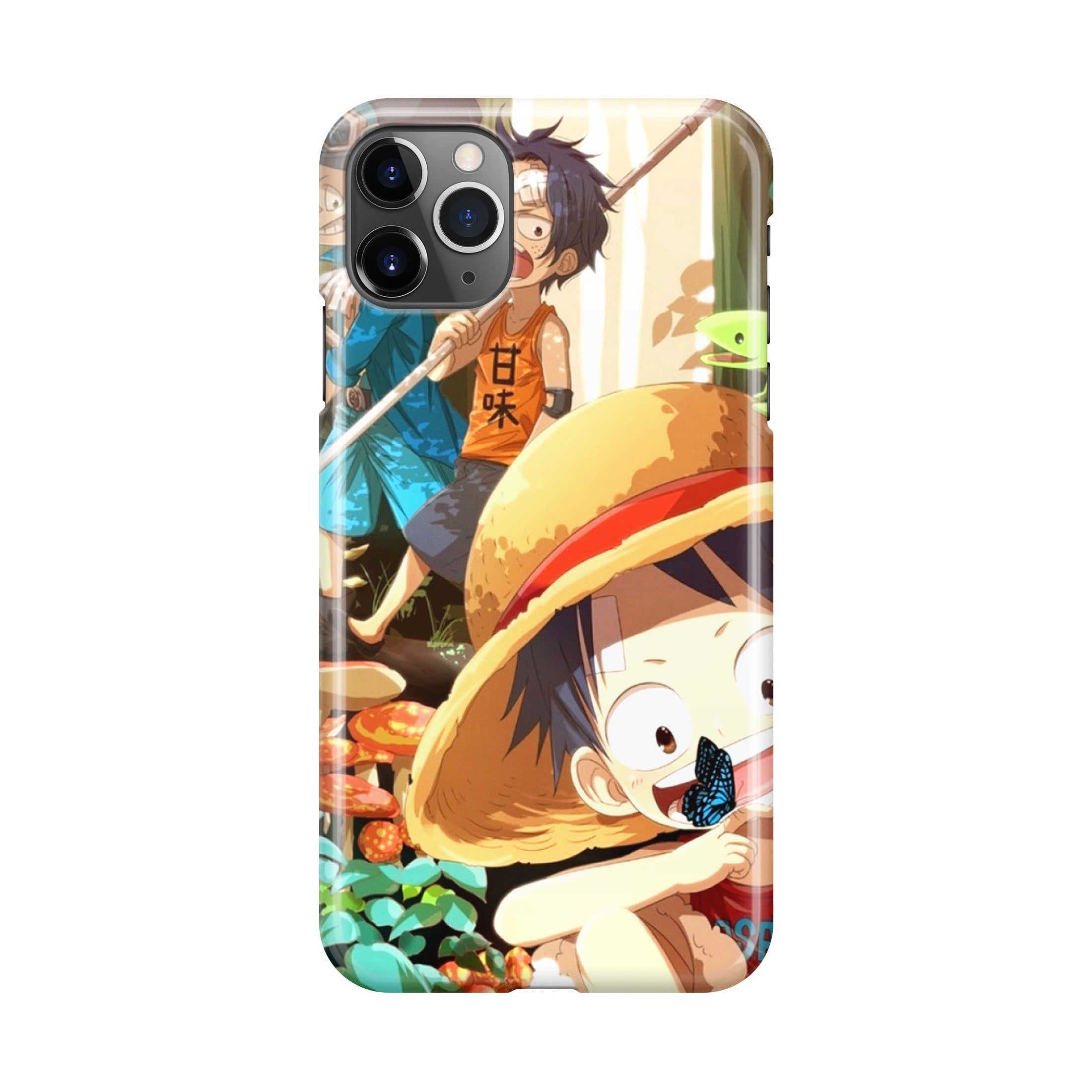 One Piece Little Sabo Ace Luffy Cute iPhone 11 Pro Max Case