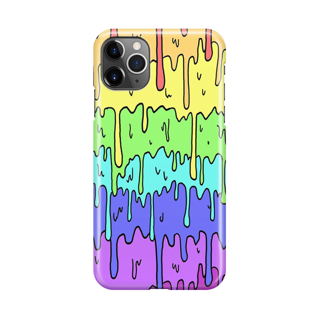 Pastel Kawaii Melting Rainbow iPhone 11 Pro Case