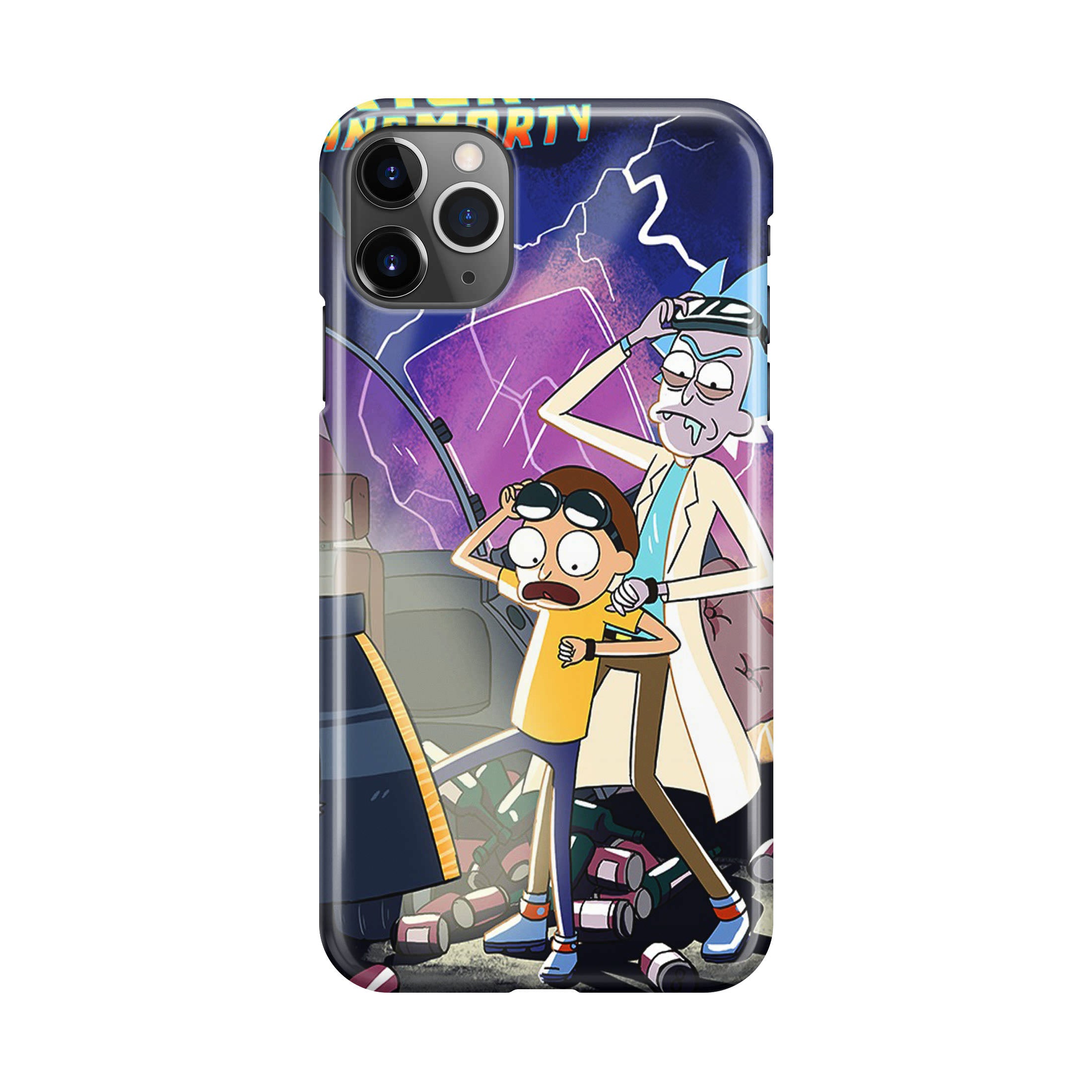 Rick And Morty Back To The Future iPhone 11 Pro Max Case