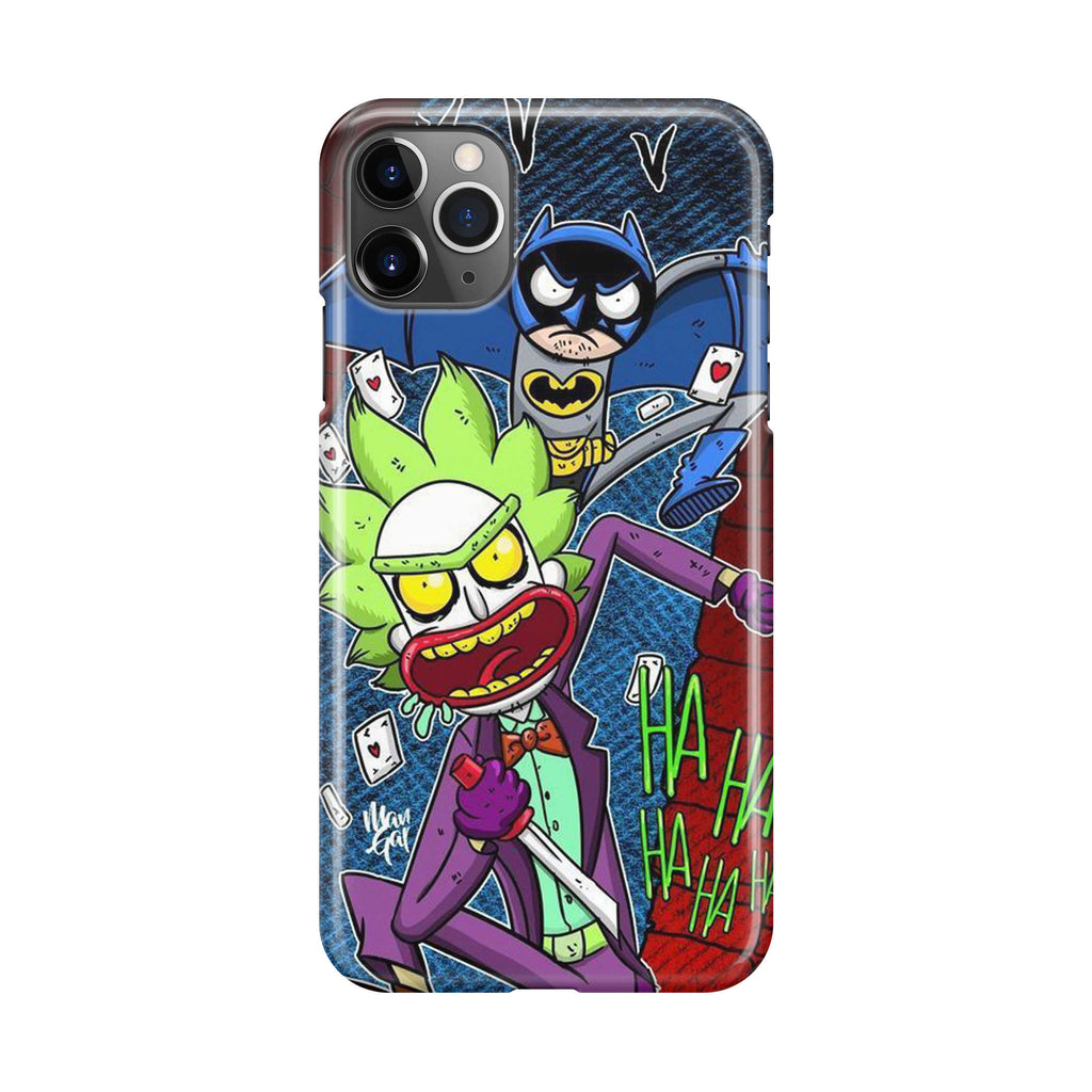 Rick And Morty Bat And Joker Clown iPhone 11 Pro Case