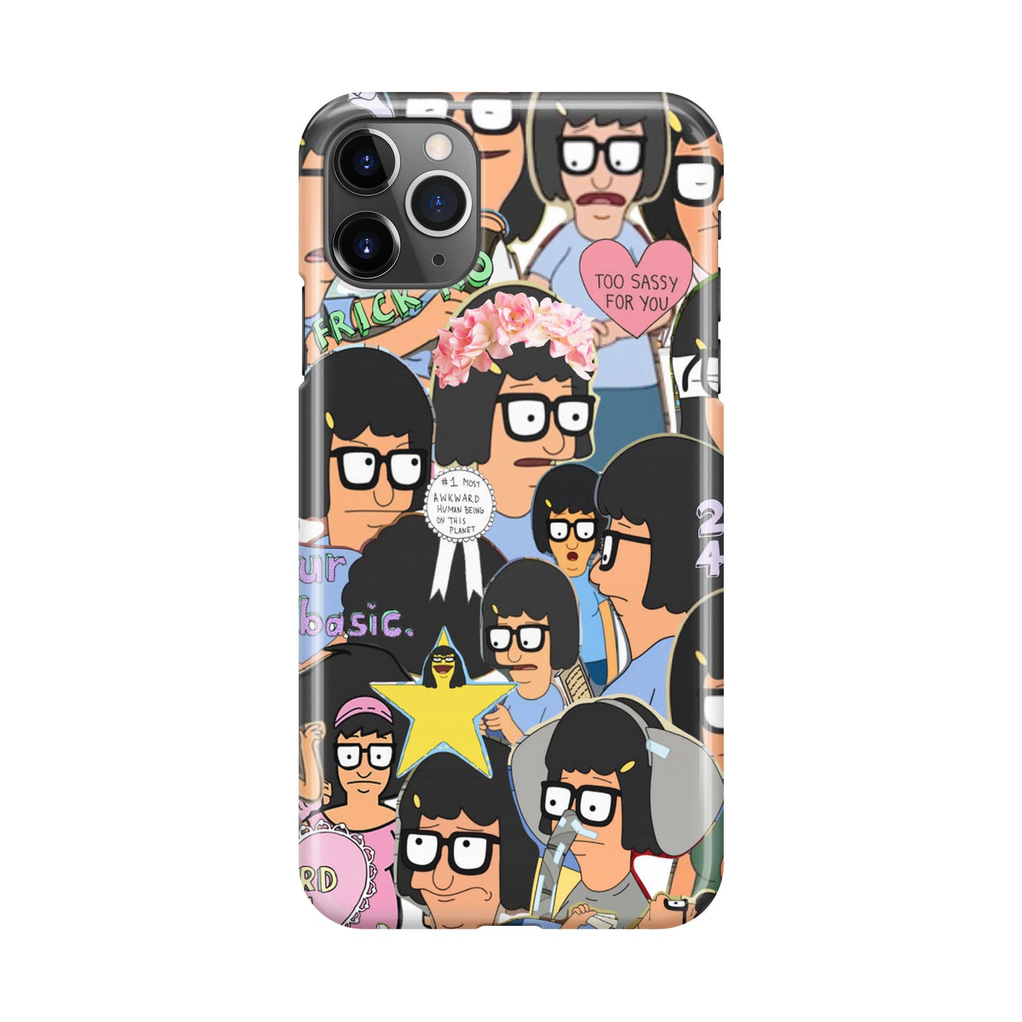 Tina Belcher Collage iPhone 11 Pro Case