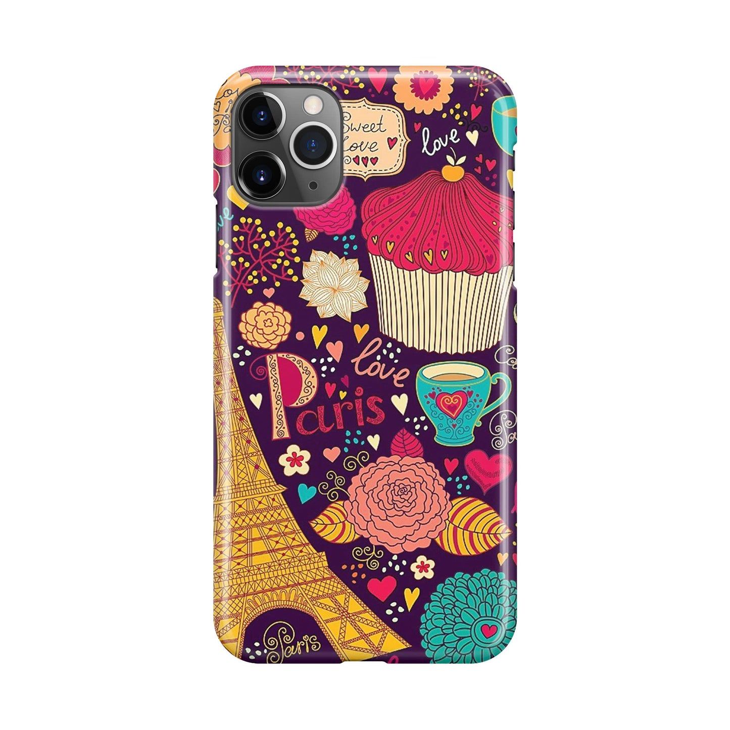 Vintage Love In Paris iPhone 11 Pro Case