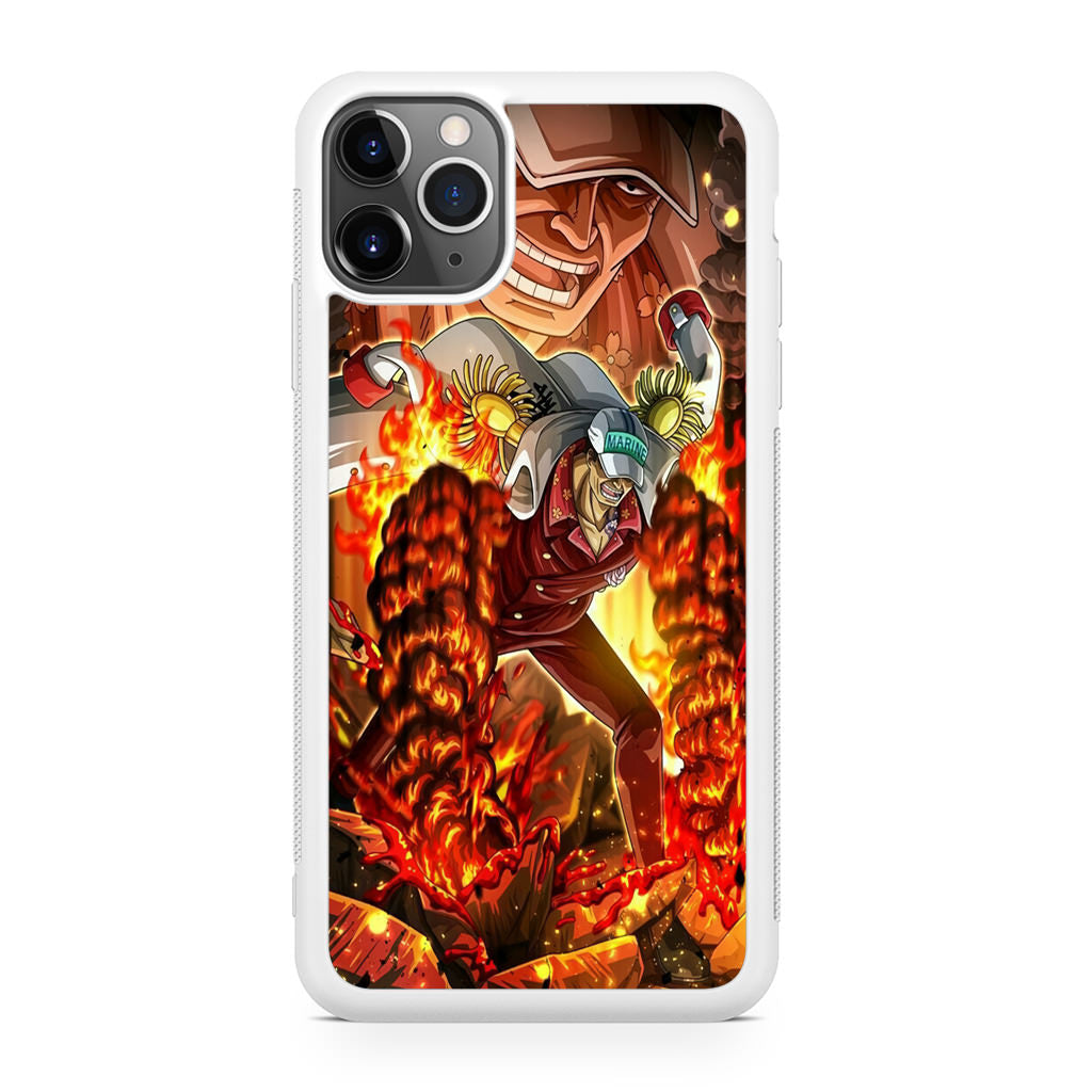 Akainu Exploding Volcano iPhone 11 Pro Case