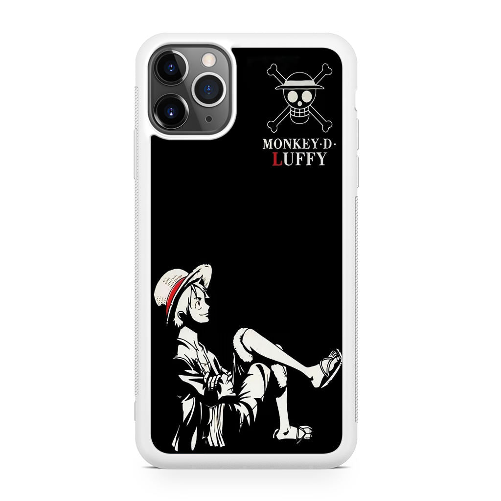 Monkey D Luffy Black And White iPhone 11 Pro Max Case