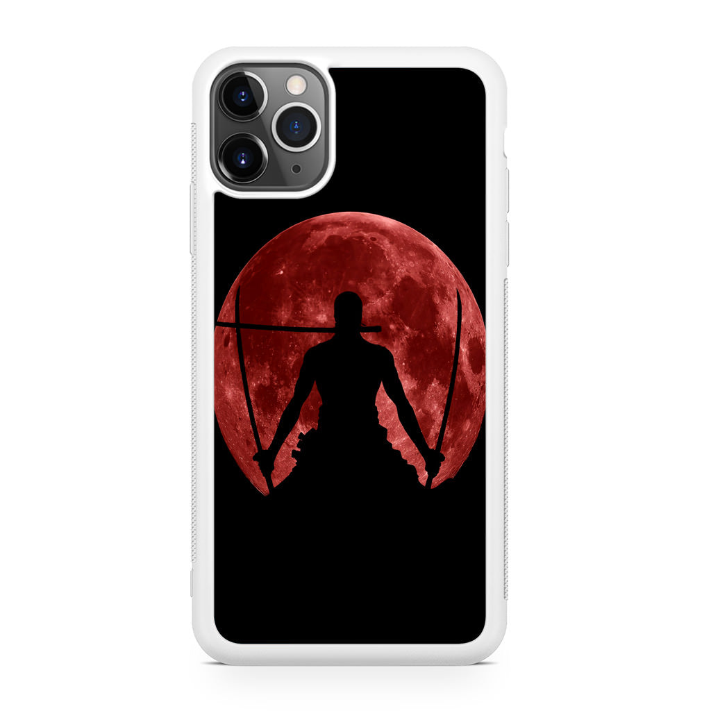 Silhouette Of Zoro In Santoryu Mode iPhone 11 Pro Case