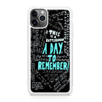 A Day To Remember Quote iPhone 11 Pro Max Case