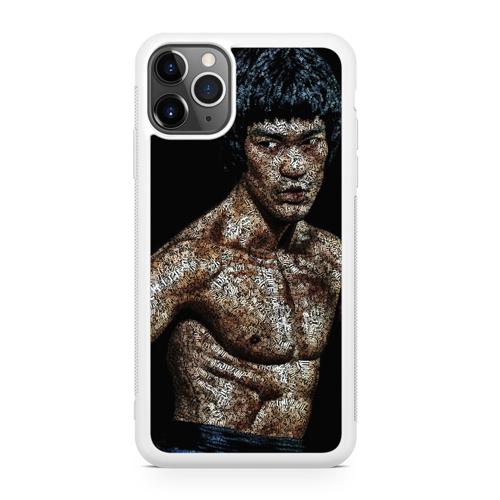 Bruce Lee Typograph iPhone 11 Pro Case