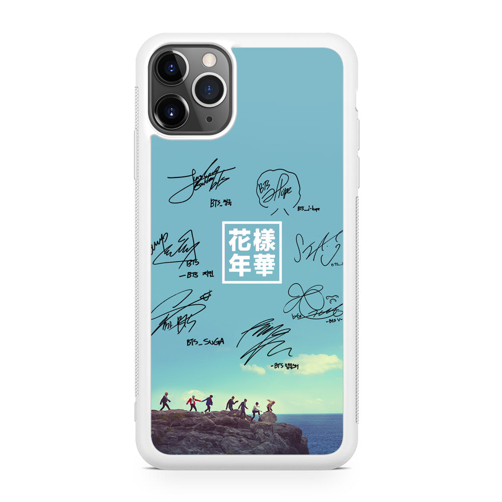 BTS Signature iPhone 11 Pro Case