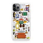 Friends TV Show Central Perk Sticker iPhone 11 Pro Case