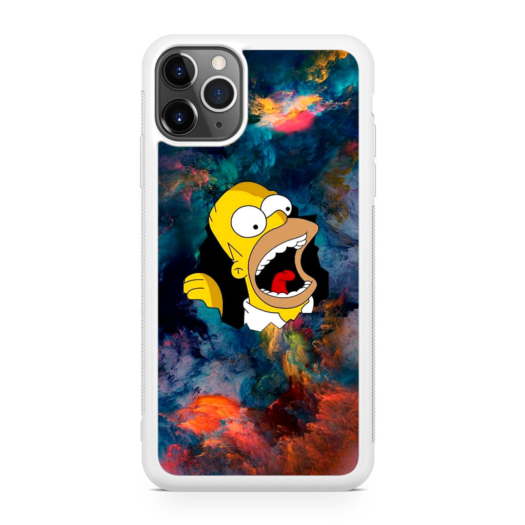 Homer Behind The Black Hole iPhone 11 Pro Case