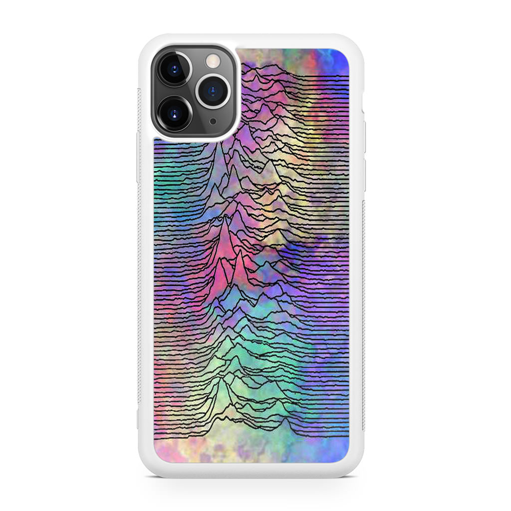 Joy Division Unknown Pleasures Colorful iPhone 11 Pro Max Case