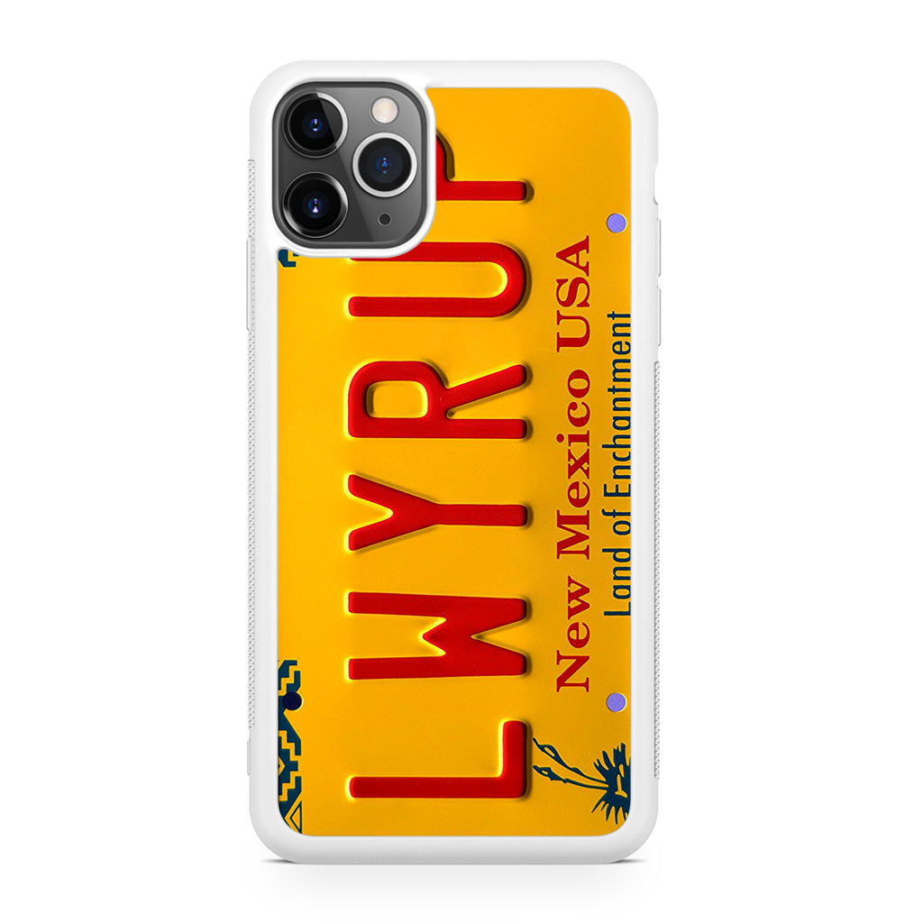 LWYRUP License Plate iPhone 11 Pro Case