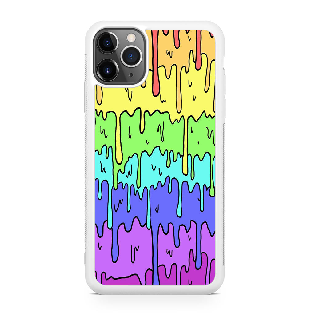 Pastel Kawaii Melting Rainbow iPhone 11 Pro Max Case