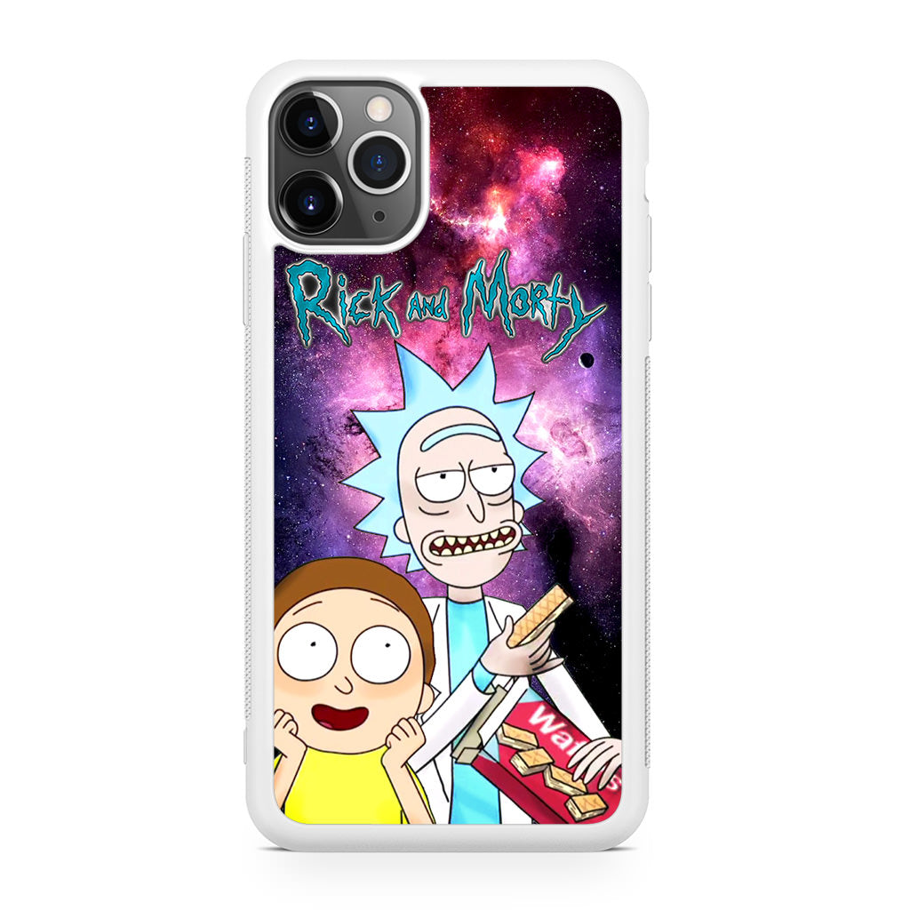 Rick And Morty Nebula Space iPhone 11 Pro Case