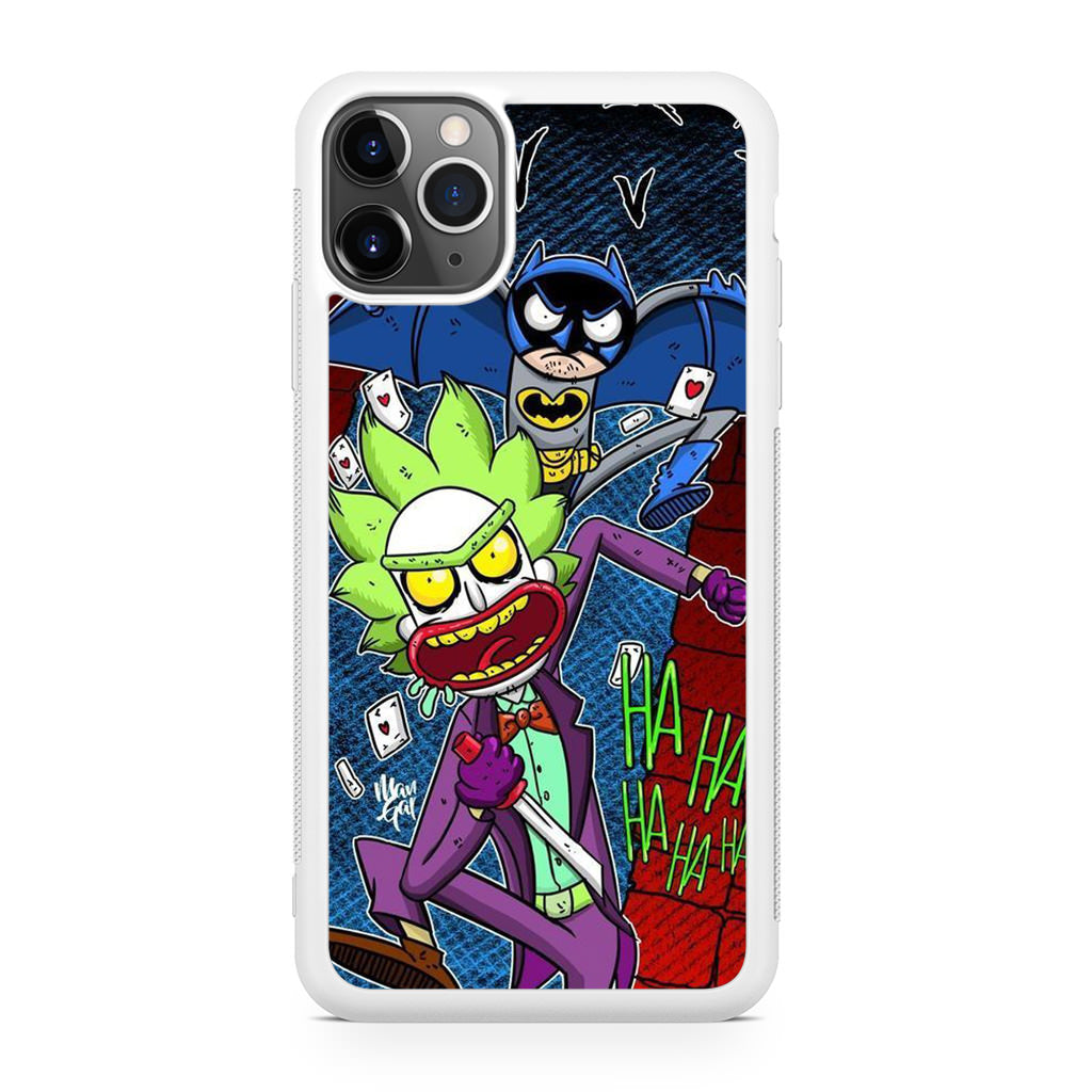 Rick And Morty Bat And Joker Clown iPhone 11 Pro Max Case