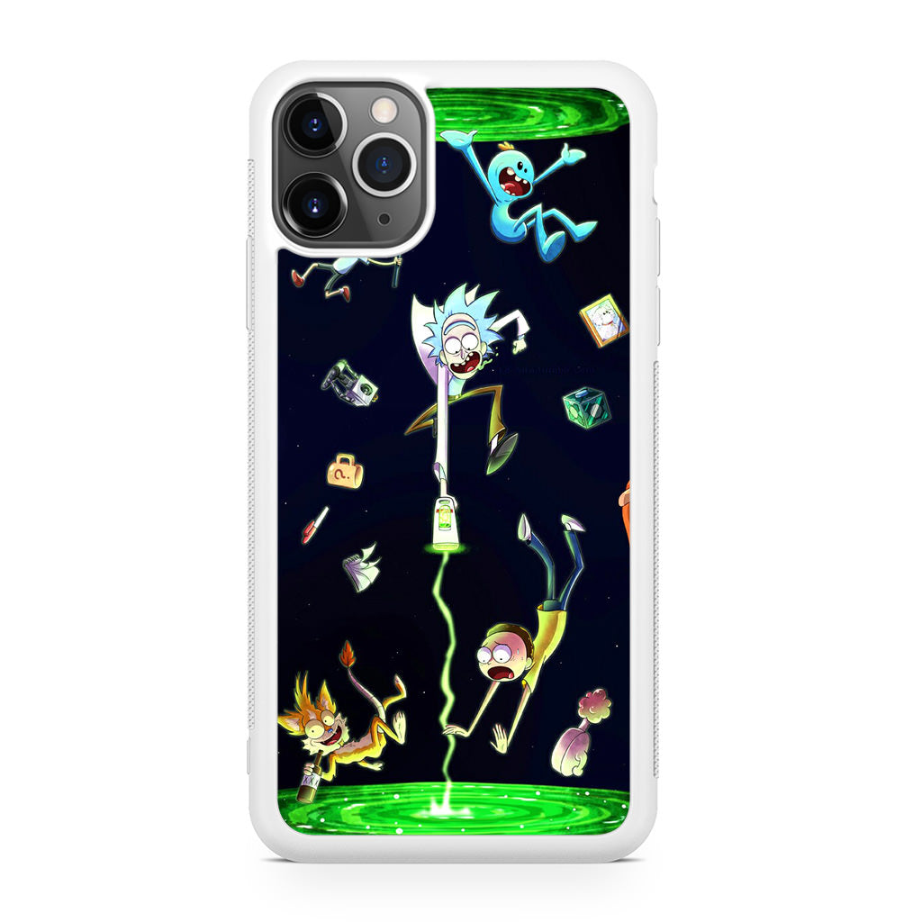 Rick And Morty Portal Fall iPhone 11 Pro Max Case