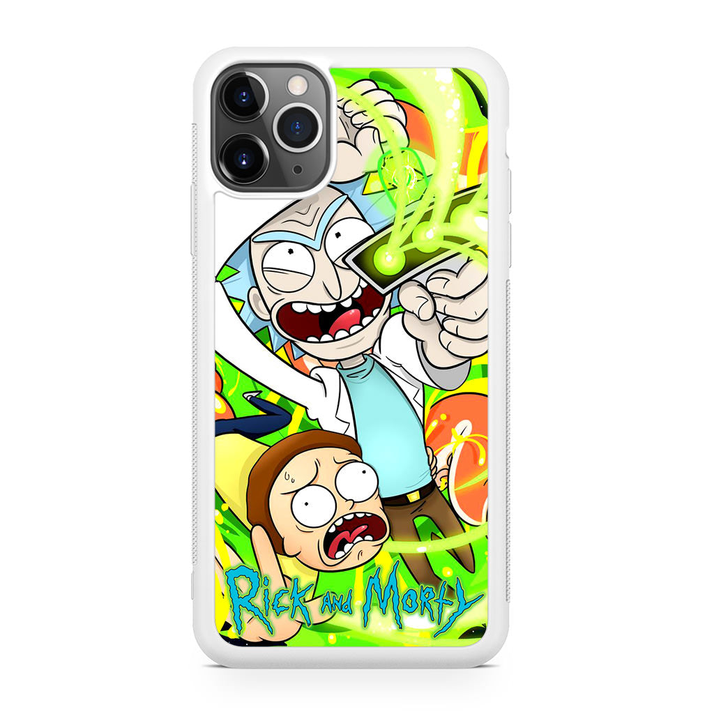 Rick And Morty Shoot Portal Gun iPhone 11 Pro Case