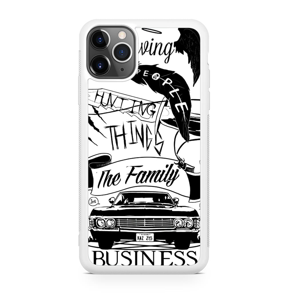 Supernatural Family Business Saving People iPhone 11 Pro Max Case