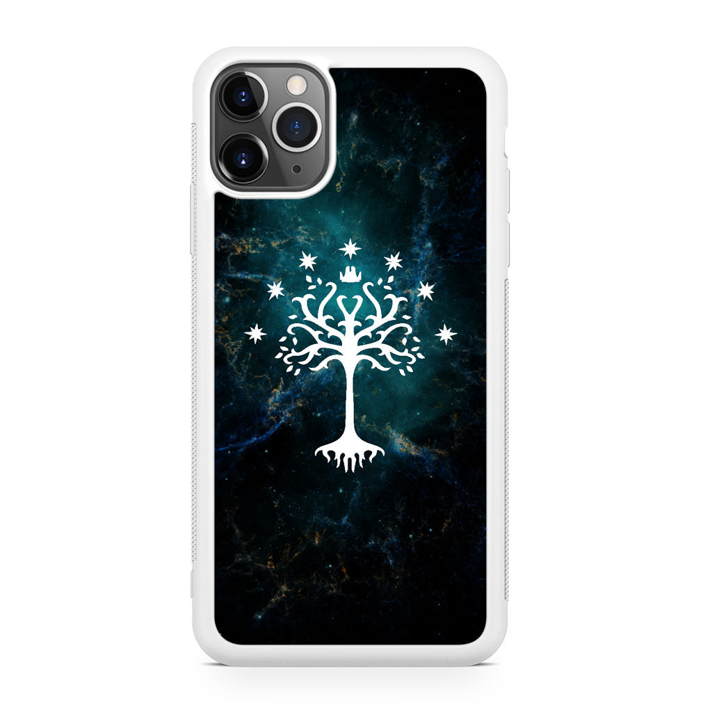 White Tree Of Gondor In Space Nebula iPhone 11 Pro Case
