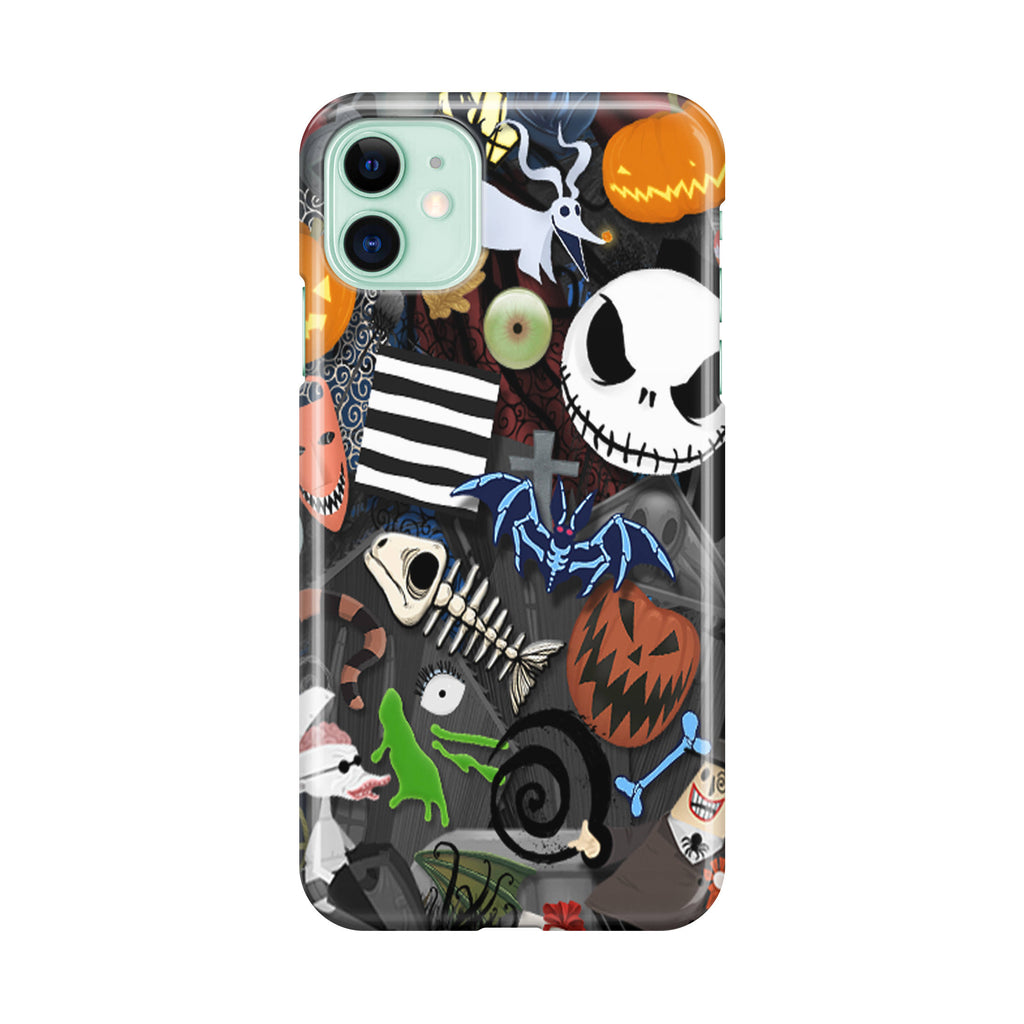 Nightmare Before Chrismast Collage iPhone 12 mini Case