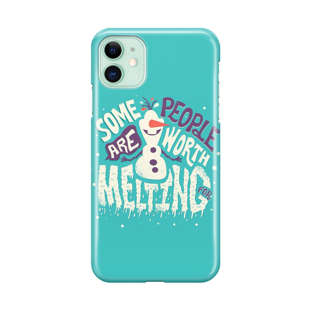 Olaf Frozen Is Melting iPhone 12 Case