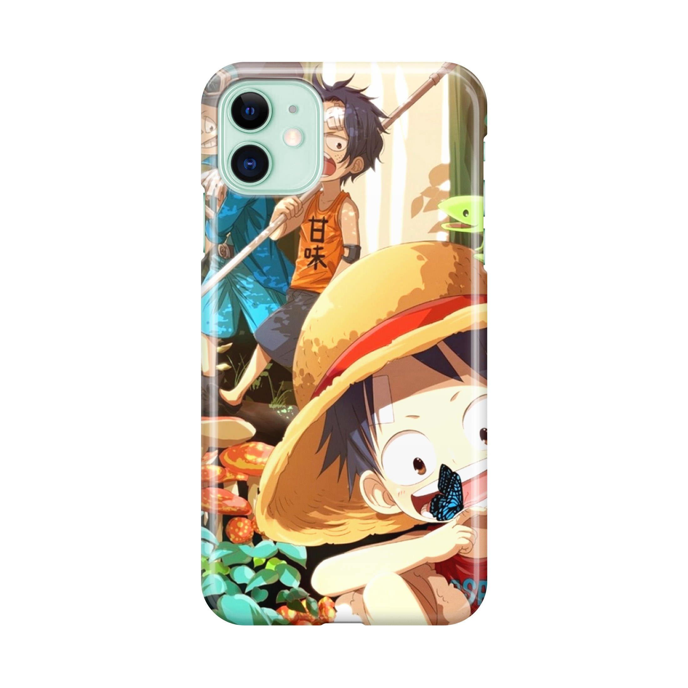 One Piece Little Sabo Ace Luffy Cute iPhone 12 Case