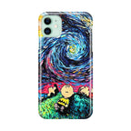 Peanuts At Starry Night iPhone 11 Case