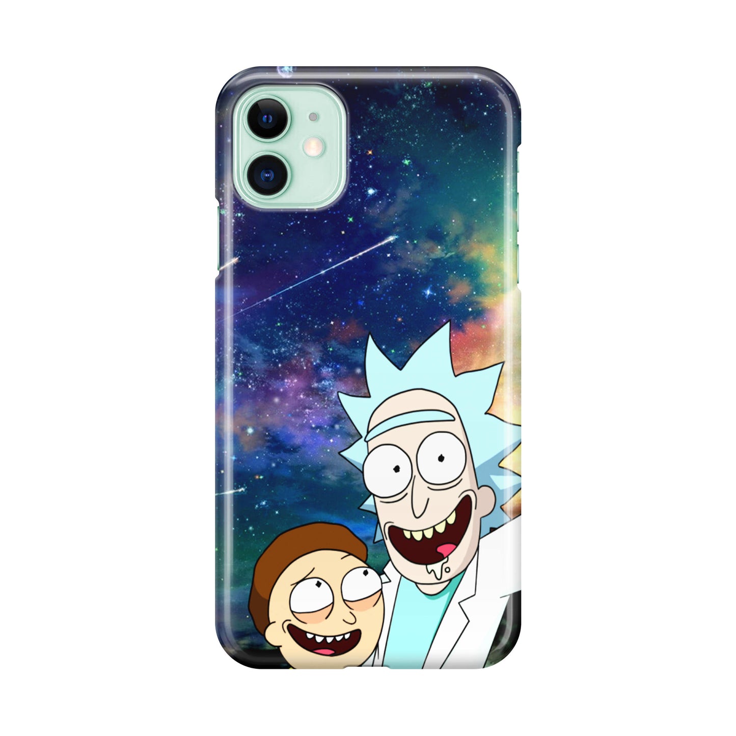 Rick And Morty In The Space iPhone 11 Case