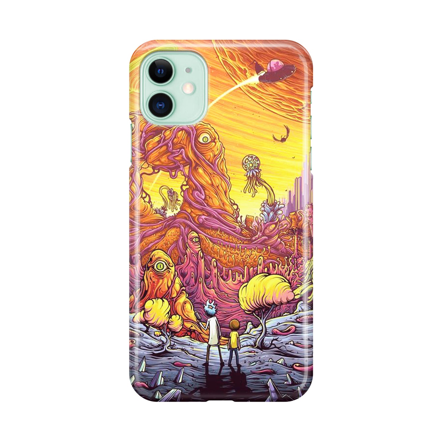 Rick And Morty Alien Planet iPhone 12 mini Case