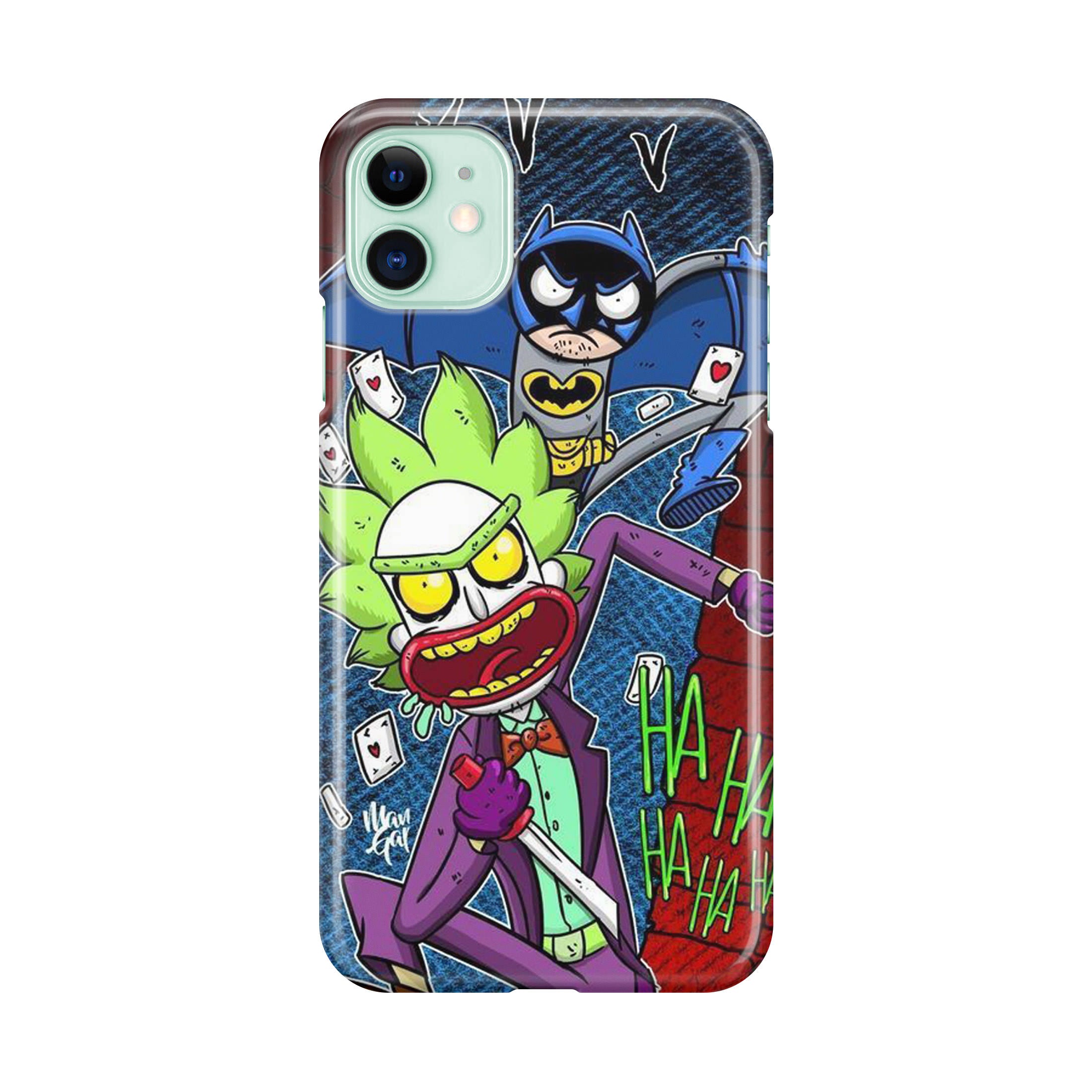 Rick And Morty Bat And Joker Clown iPhone 11 Case