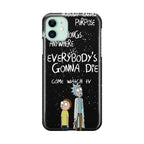 Rick And Morty Quotes iPhone 12 Case