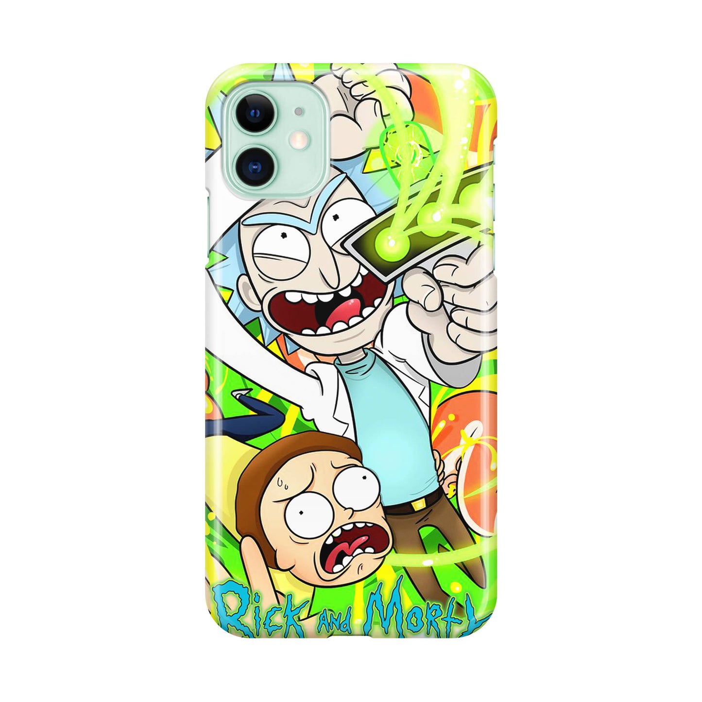 Rick And Morty Shoot Portal Gun iPhone 11 Case