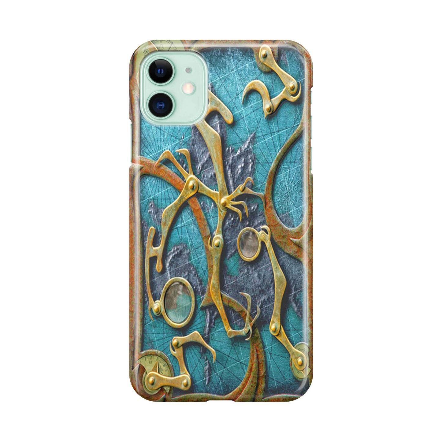 Steampunk Book Cover iPhone 11 Case