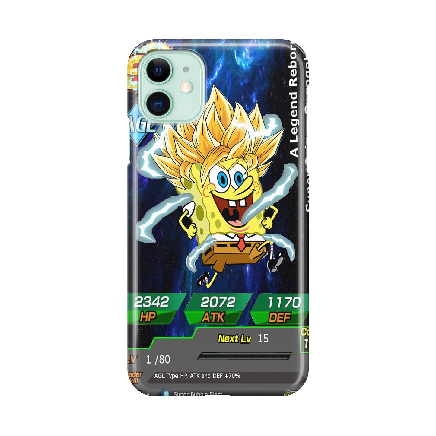 Super Saiyan Spongebob Card iPhone 12 mini Case