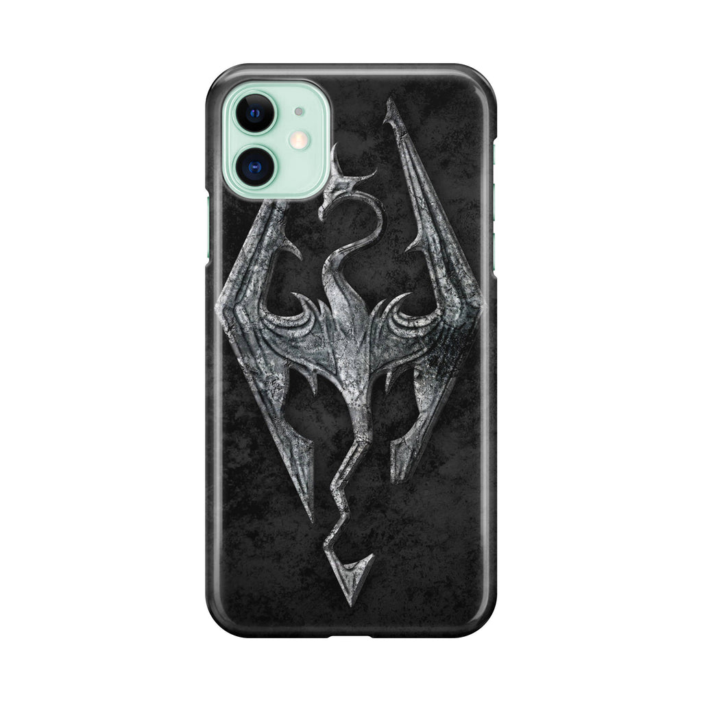 The Elder Scrolls V Skyrim Logo iPhone 12 Case