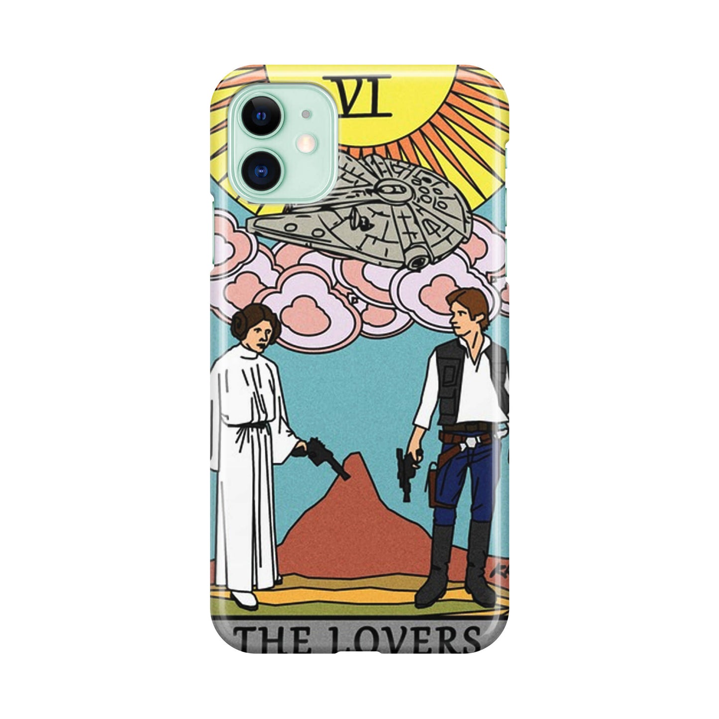 The Lovers Tarot Card iPhone 11 Case