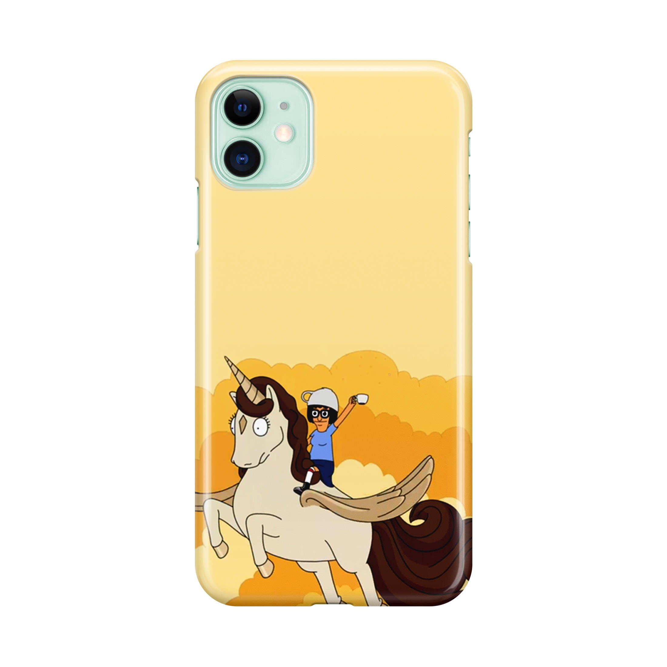 Tina Belcher And Unicorn iPhone 11 Case