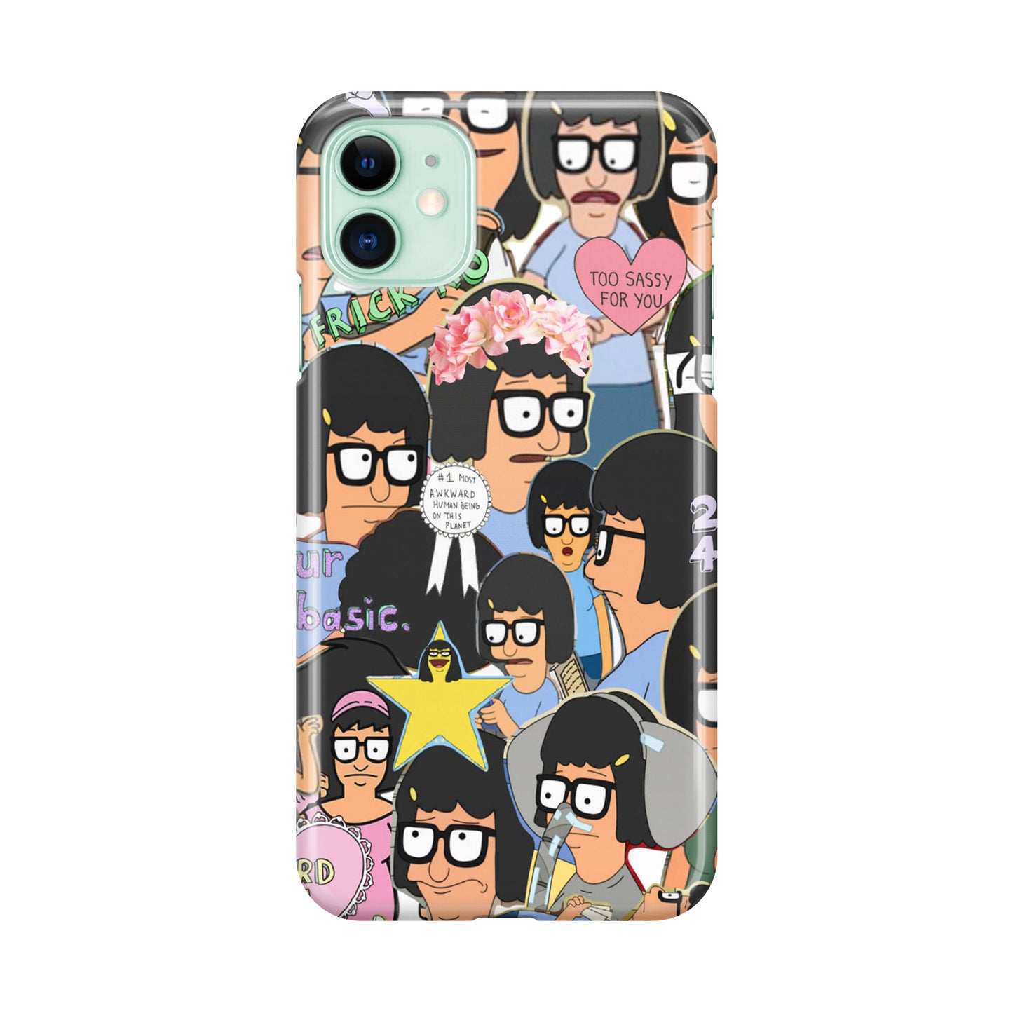 Tina Belcher Collage iPhone 12 mini Case