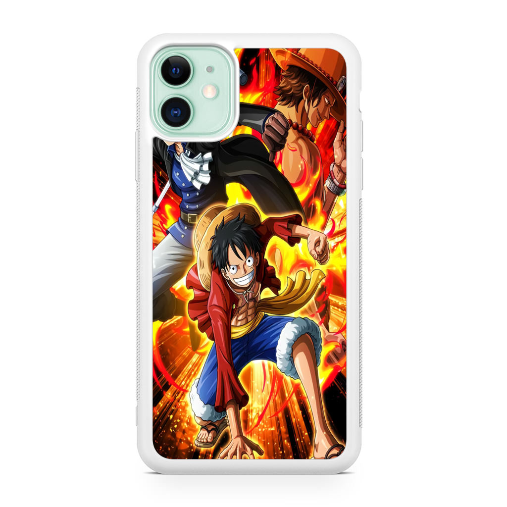 Ace Sabo Luffy Brotherhood iPhone 11 Case