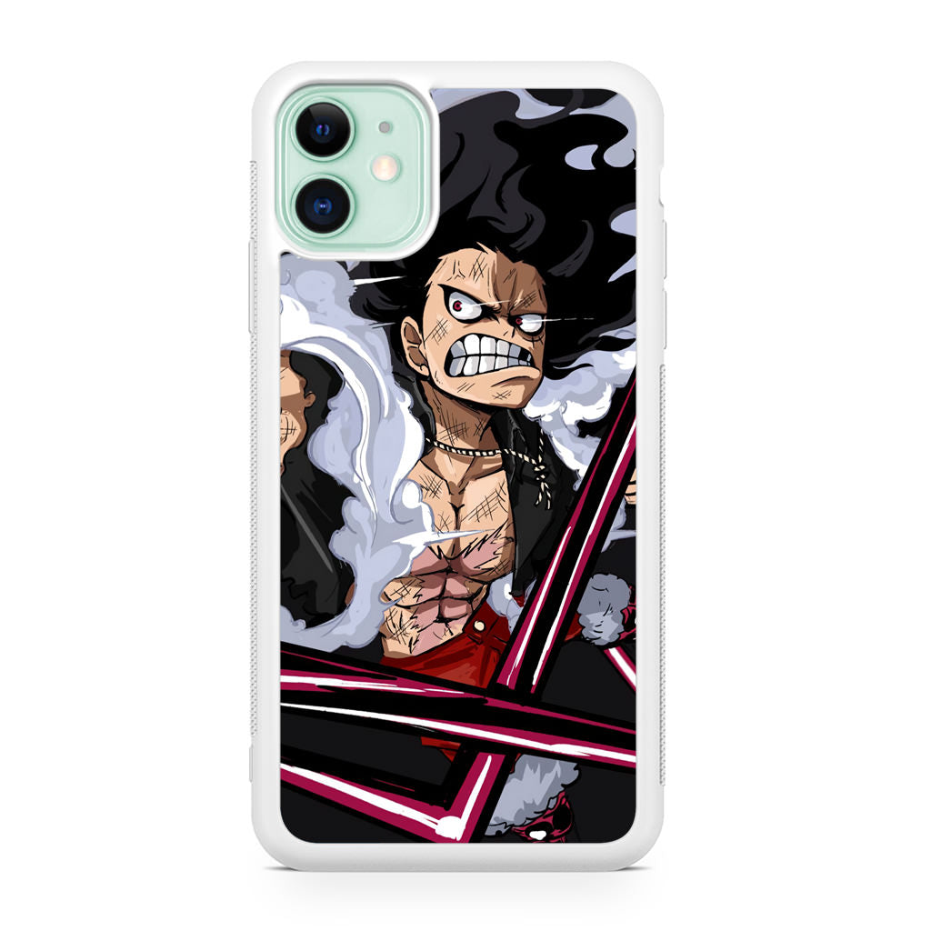 Luffy Snake Man Culverin Art iPhone 12 Case