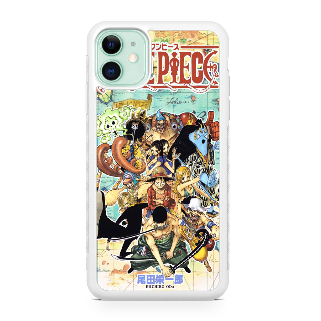 One Piece Comic Straw Hat Pirate iPhone 12 Case
