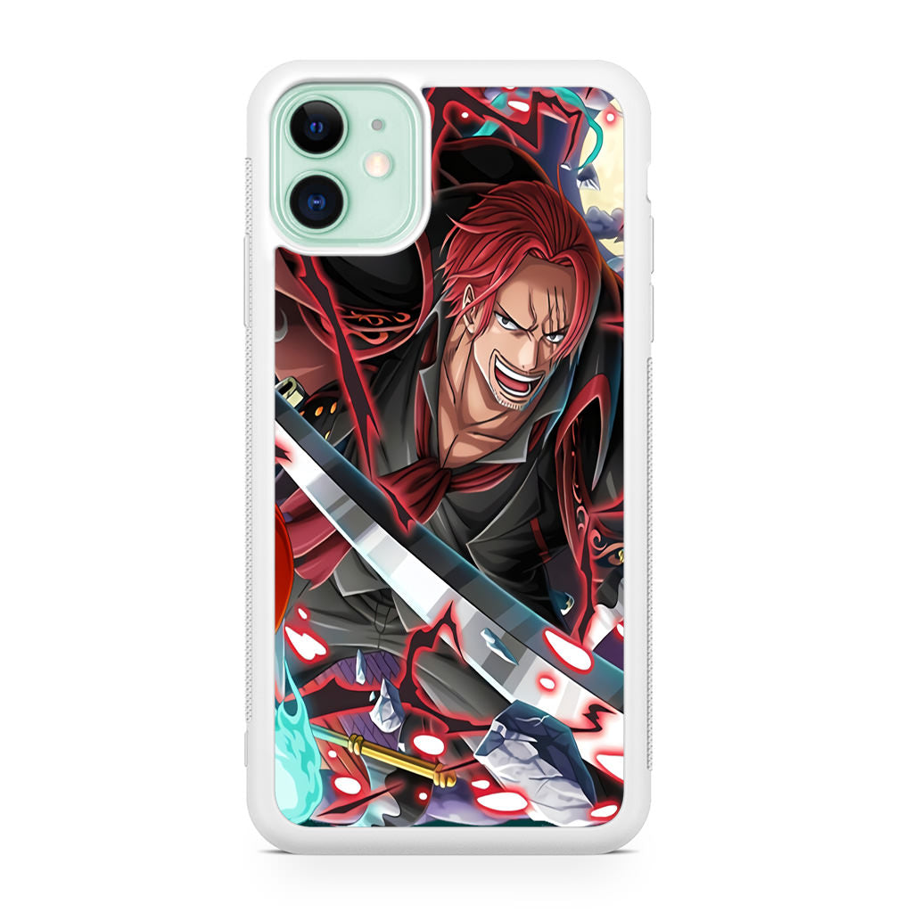 Red Hair Shanks iPhone 11 Case