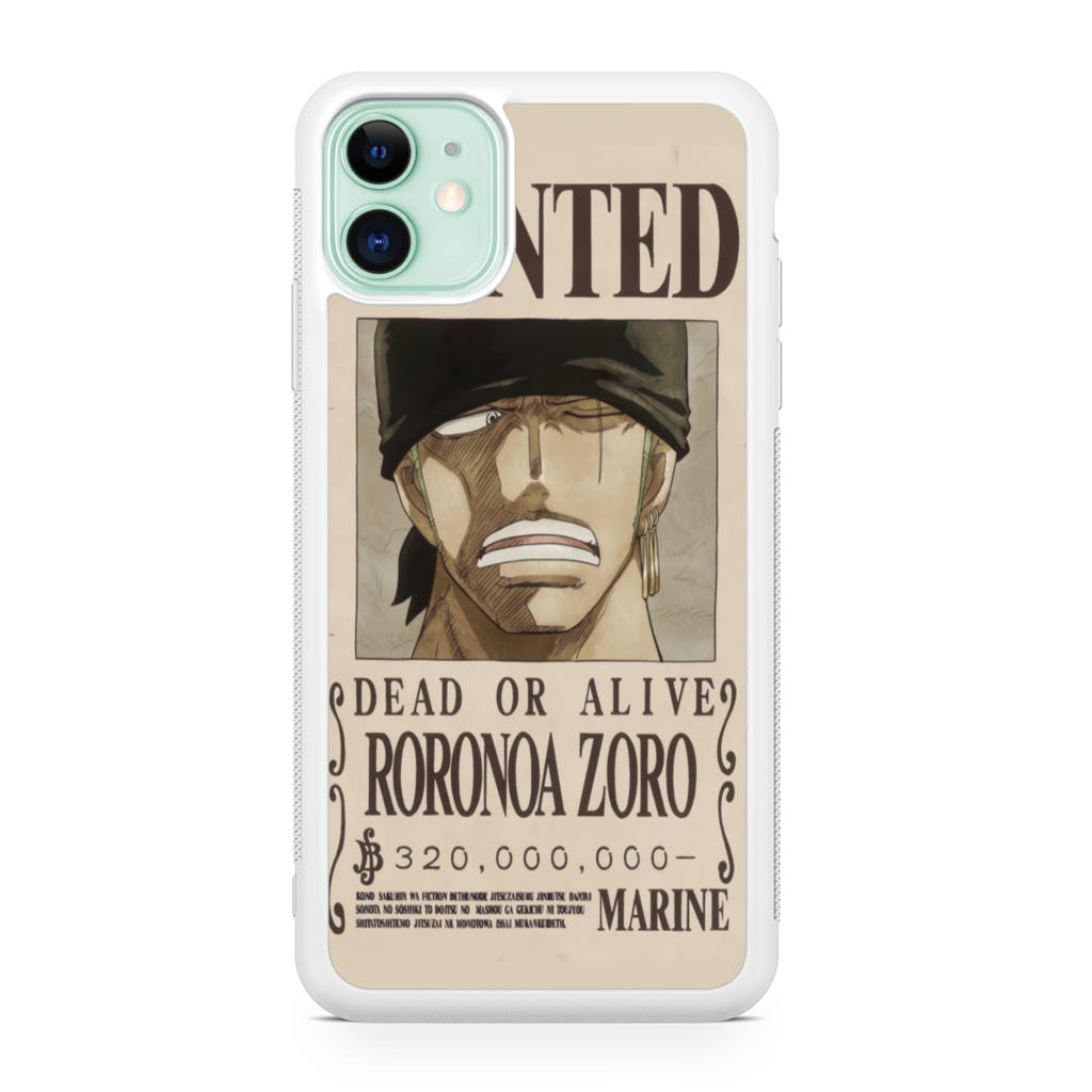 Roronoa Zoro Bounty iPhone 12 Case