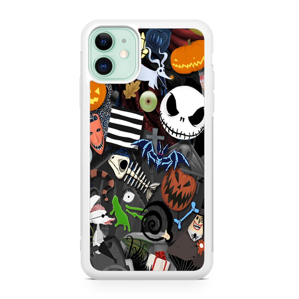 Nightmare Before Chrismast Collage iPhone 11 Case