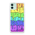 Pastel Kawaii Melting Rainbow iPhone 11 Case