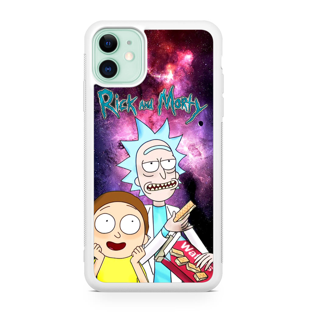 Rick And Morty Nebula Space iPhone 11 Case