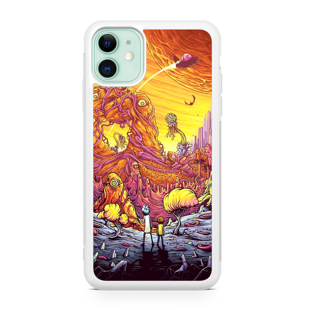 Rick And Morty Alien Planet iPhone 12 mini Case